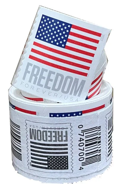 2023 American Flag Coil/roll of 100 Sealed USPS Forever Postage Stamps