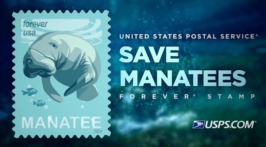 Save the Manatees Forever stamps 1 book of 20