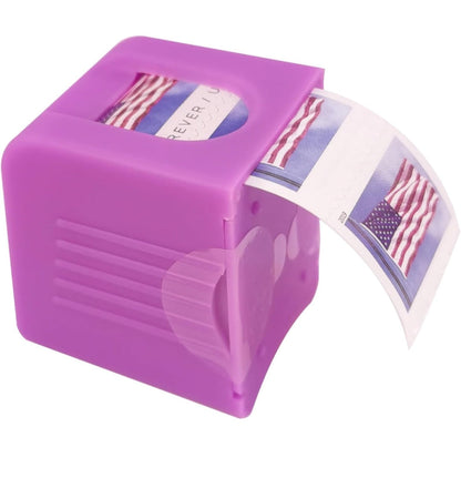 Stamp dispenser for Roll/Coil of 100 PURPLE