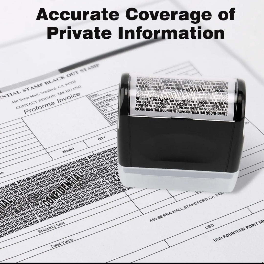 Identify Information Privacy Protection roller. 3 ink cartridges