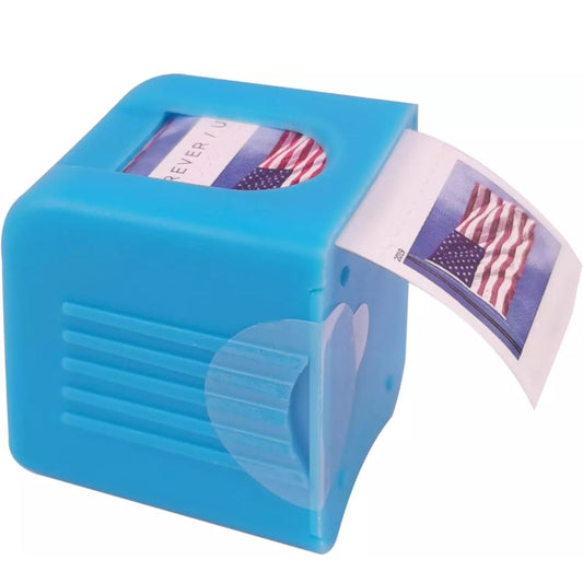 Stamp dispenser for Roll/Coil of 100 BLUE