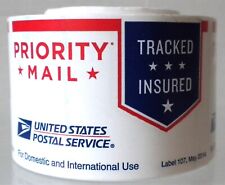 Priority Mail Stickers. (Pack of 100 stickers total) 1" X 2"